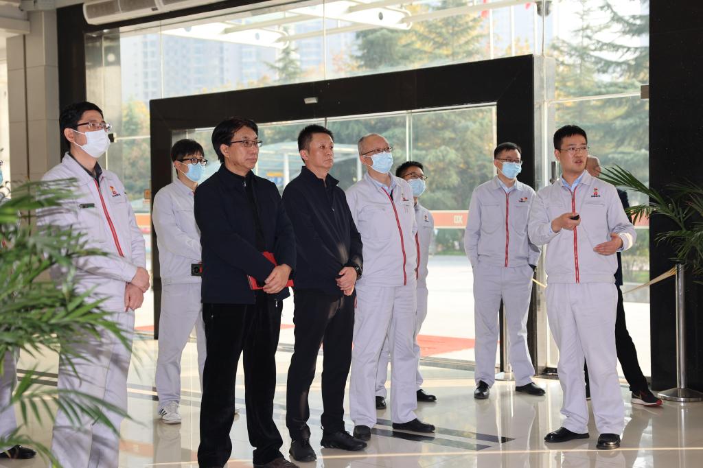 中国西电集团党委常委、中国西电党委常委、副总司理马玎一行调研尊龙时凯有限-尊龙时凯